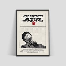 One Flew Over the Cuckoo's Nest - Original US Retro movie poster, 1975