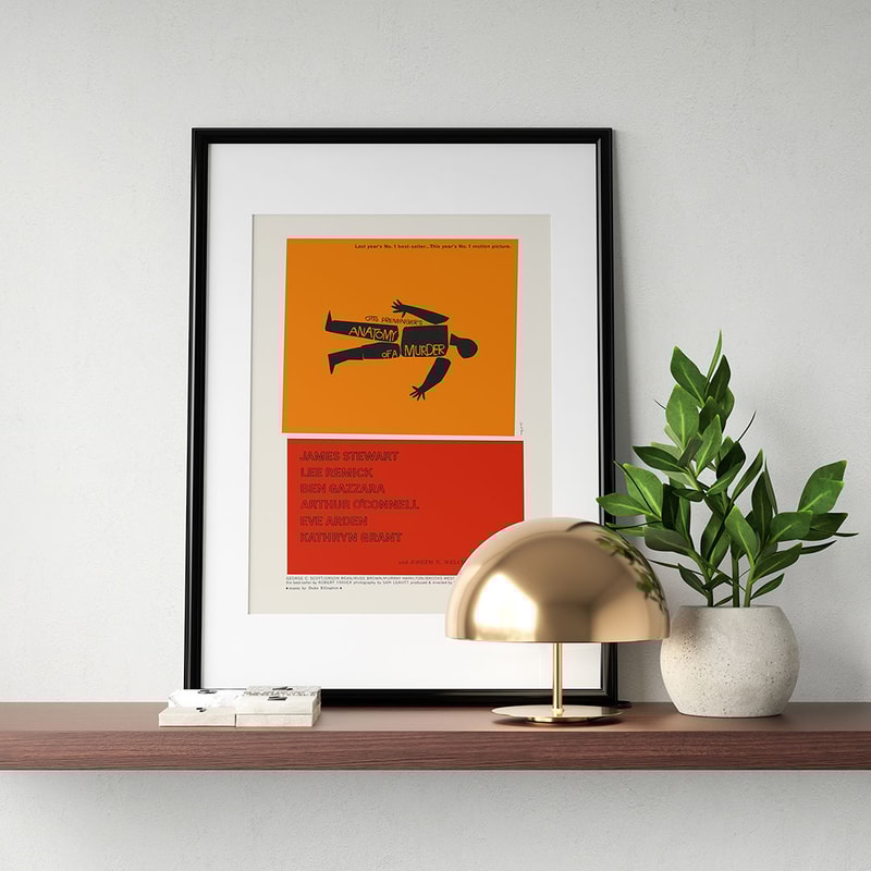 Retro movie poster - Anatomy of a Murder, Film Poster by Saul Bass 1959.jpg