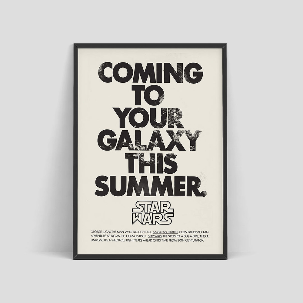Star Wars - Original Retro movie poster, 1977.jpg