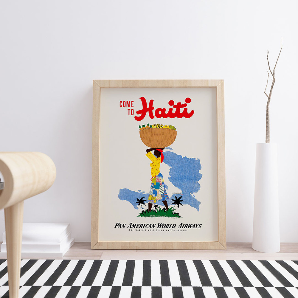 Haiti travel poster Come to Haiti Pan American World Airways.jpg