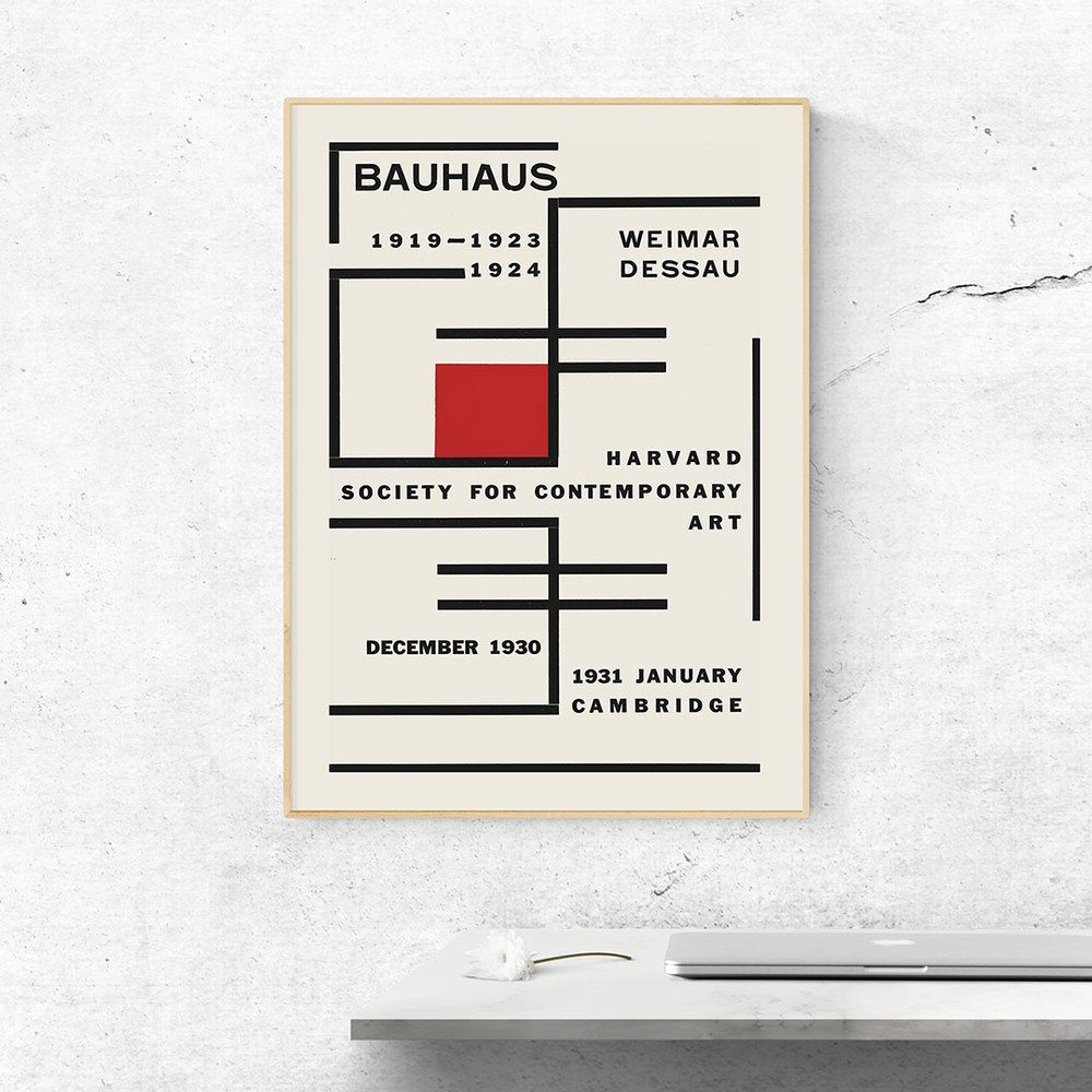 Bauhaus - Exhibition poster for Harvard Society for Contemporary Art.jpg