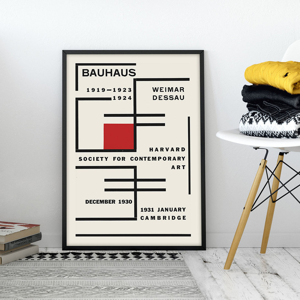 Bauhaus Exhibition poster for Harvard Society for Contemporary Art 1931.jpg