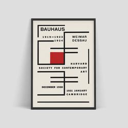 Bauhaus - Exhibition poster for Harvard Society for Contemporary Art, 1931