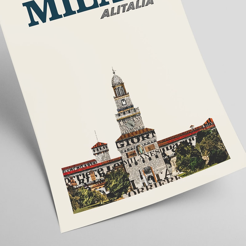 Set of three Italian travel posters by Alitalia Airlines, 1960.jpg