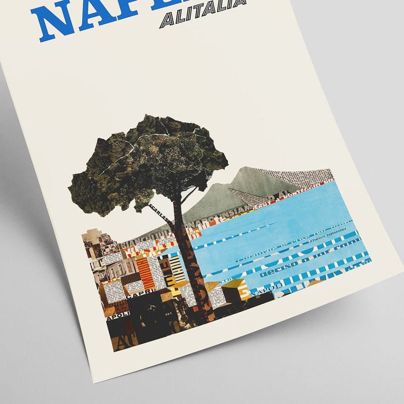 Set of three Italian travel posters by Alitalia Airlines, 1960s.jpg