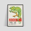 Zoo - London Underground poster with Chameleon by Oleg Zinger, 1935.jpg