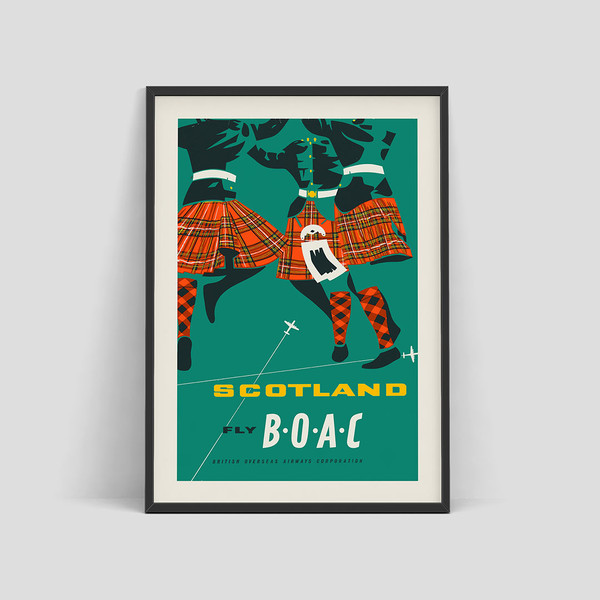 Scotland - BOAC travel poster by British Overseas Airways, 1954.jpg