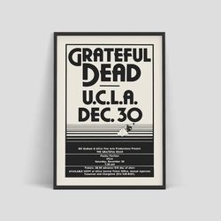 Grateful Dead - U.C.L.A. concert poster, 1978