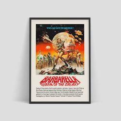 Barbarella - Vintage movie poster, 1977
