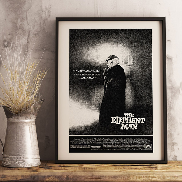 The Elephant Man - Original vintage David Lynch retro movie poster 1980.jpg