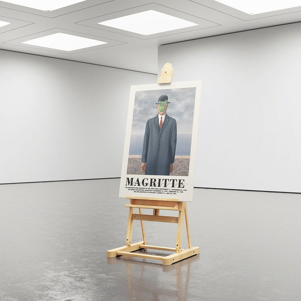 Rene Magritte - Exhibition poster for The Metropolitan Museum of Art, New York.jpg