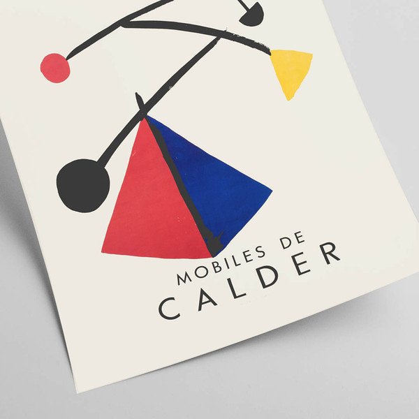 Alexander Calder Galerie Maeght exhibition poster Mobiles De Calder 1954.jpg