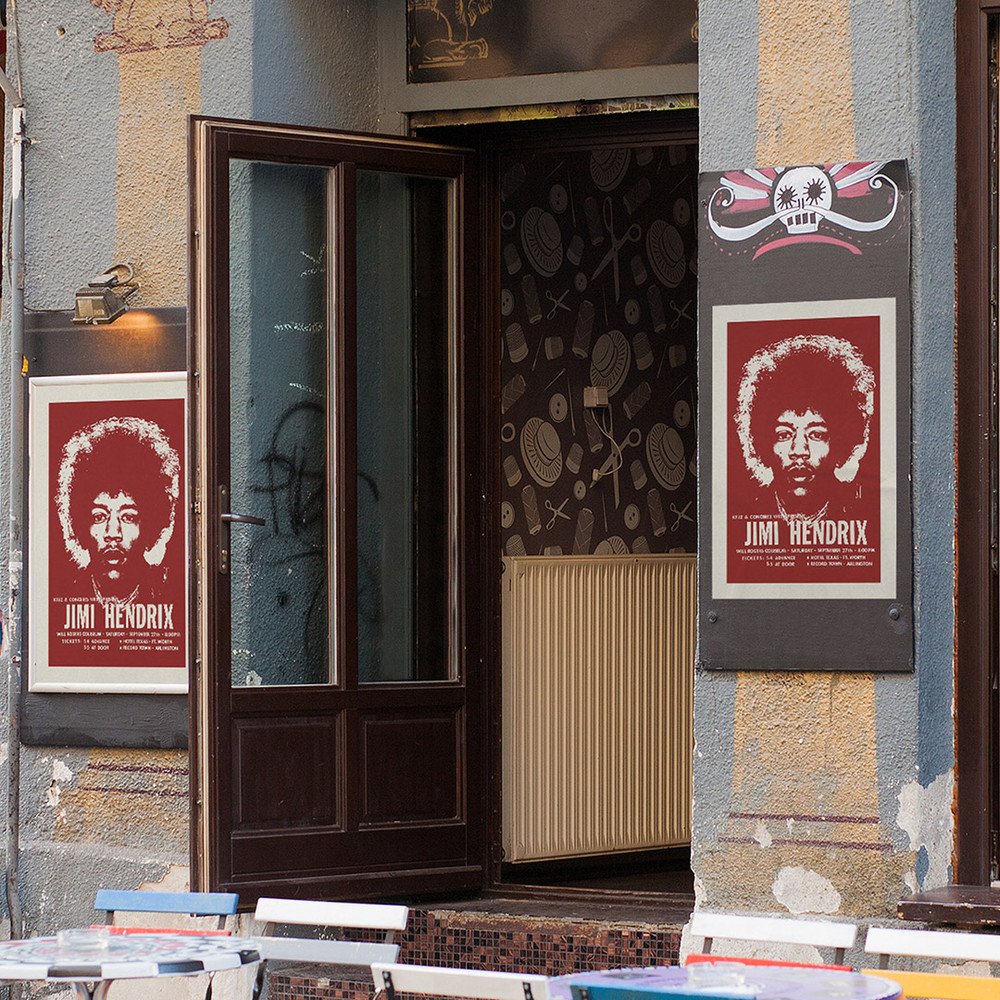 Jimi Hendrix - Original vintage concert poster, Ft. Worth, Texas 1969.jpg