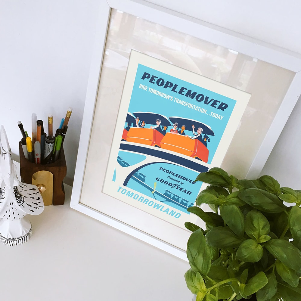 Peoplemover Disneyland Park Attraction Poster, 1967.jpg