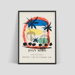 Joan Miro - Exhibition poster for the Galerie Berggruen in Paris, 1959