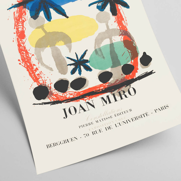 Joan Miro - Exhibition poster advertising a 1959 exhibition of Miro’s Constellations at the Galerie Berggruen in Paris.jpg