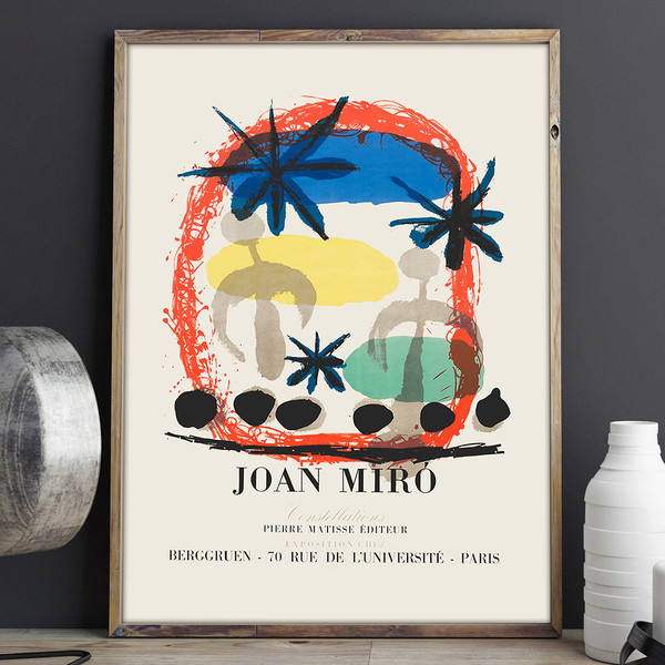 Joan Miro - Exhibition poster advertising a 1959 exhibition of Miro’s Constellations at the Galerie Berggruen.jpg