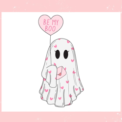 be my boo valentines ghost with balloon svg, valentine svg,valentine day svg,valentine day,happy valentine