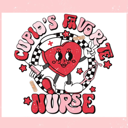 cupids favorite nurse cute heart svg, valentine svg,valentine day svg,valentine day,happy valentine
