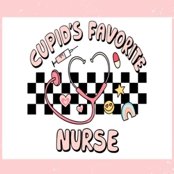 cupids favorite nurse valentines day svg, valentine svg,valentine day svg,valentine day,happy valentine