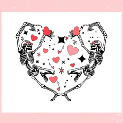 dancing skeleton valentines day svg, valentine svg,valentine day svg,valentine day,happy valentine