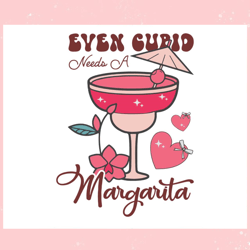 groovy even cupid needs a margarita svg, valentine svg,valentine day svg,valentine day,happy valentine