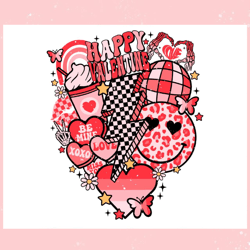 happy valentine lightning bolt svg, valentine svg,valentine day svg,valentine day,happy valentine
