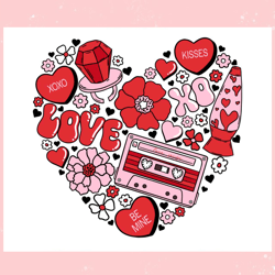 heart xoxo kisses love songs svg, valentine svg,valentine day svg,valentine day,happy valentine