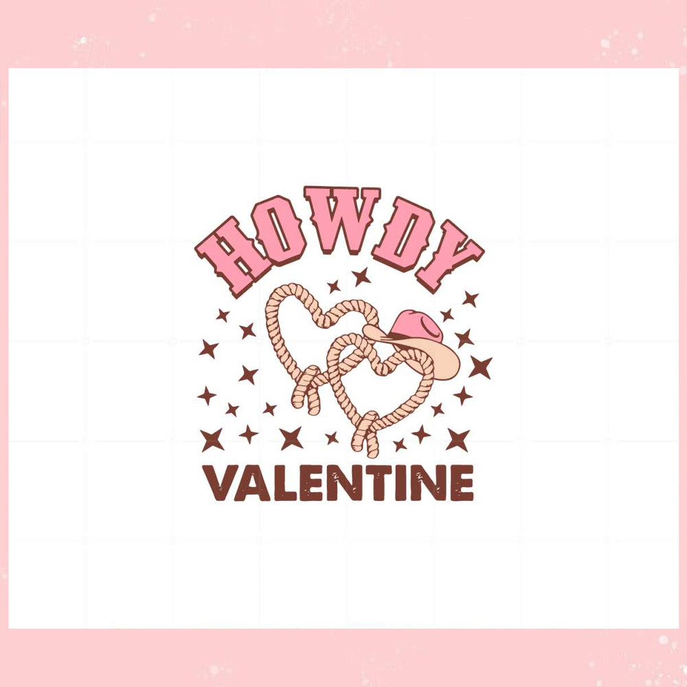 Howdy Valentine Cowboys Couple Valentines Svg Cutting Files.jpg