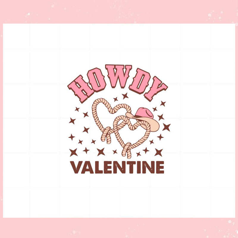 Howdy Valentine Cowboys Couple Valentines Svg Cutting Files.jpg