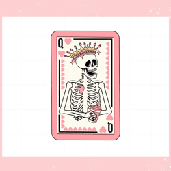 queen of hearts valentines cute svg, valentine svg,valentine day svg,valentine day,happy valentine