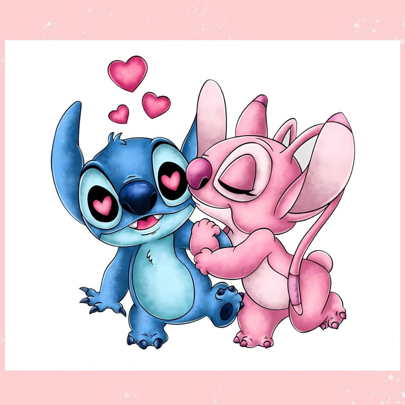 Stitch and Angel Couple Valentine PNG.jpg