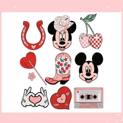 valentines day rodeo minnie mickey svg, valentine svg,valentine day svg,valentine day,happy valentine