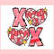 XOXO Pink Heart Valentine SVG.jpg