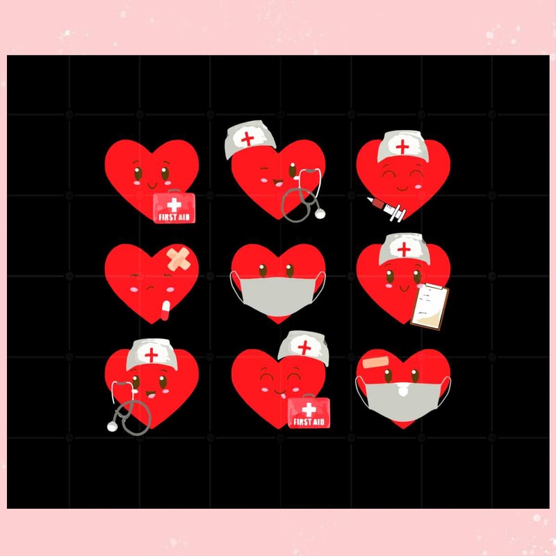 Nurse Valentine Vintage Png Files For Cricut Sublimation Files.jpg