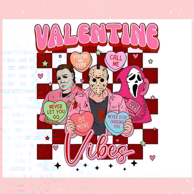 Valentine Vibes Horror Characters PNG.jpg