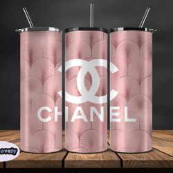 chanel tumbler wrap, chanel tumbler png, chanel logo , luxury tumbler wraps, logo fashion design by sew lovely 30