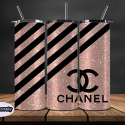 chanel tumbler wrap, chanel tumbler png, chanel logo, luxury tumbler wraps, logo fashion design by sew lovely 32