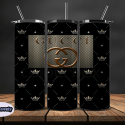 gucci tumbler wrap, gucci tumbler png, gucci logo, luxury tumbler wraps, logo fashion design by sew lovely 109