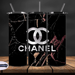chanel tumbler wrap, chanel tumbler png, chanel logo, luxury tumbler wraps, logo fashion design by sew lovely 121