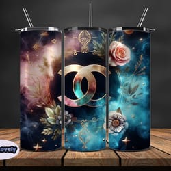 chanel tumbler wrap, chanel tumbler png, chanel logo, luxury tumbler wraps, logo fashion design by sew lovely 154