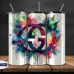 gucci tumbler wrap, gucci tumbler png, gucci logo, luxury tumbler wraps, logo fashion design by sew lovely 172