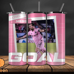 Lionel  Messi Tumbler Wrap ,Messi Skinny Tumbler Wrap PNG, Design by  Johnne Store  20