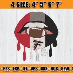 Atlanta Falcons Embroidery, NFL Falcons Embroidery, NFL Machine Embroidery Digital, 4 sizes Machine Emb Files-09-Johnne