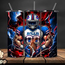 Buffalo Bills Tumbler Wraps, Logo NFL Football Teams PNG,  NFL Sports Logos, NFL Tumbler PNG Design by Yummi Store 4