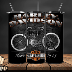Harley Tumbler Wrap,Harley Davidson PNG, Harley Davidson Logo, Design by Mappp 41