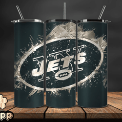 New York JetsNFL Tumbler Wrap, Nfl Teams, NFL Logo Tumbler Png, NFL Design Png Design by Mappp 06