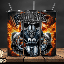Las Vegas Raiders Fire Tumbler Wraps, ,Nfl Png,Nfl Teams, Nfl Sports, NFL Design Png, Design by Mappp 17