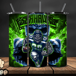 Seattle Seahawks Fire Tumbler Wraps, ,Nfl Png,Nfl Teams, Nfl Sports, NFL Design Png, Design by Mappp 29