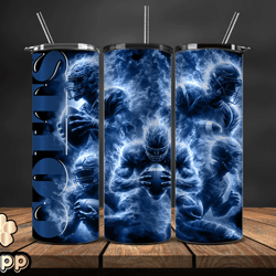 Indianapolis Colts Glow Tumbler Wraps, , NFL Logo,, NFL Sports, NFL Design Png, Design by Mappp  11